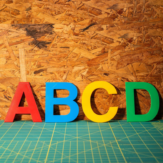 Camera Letters - Large Cutout Individual - KRAP! Custom Set Solutions