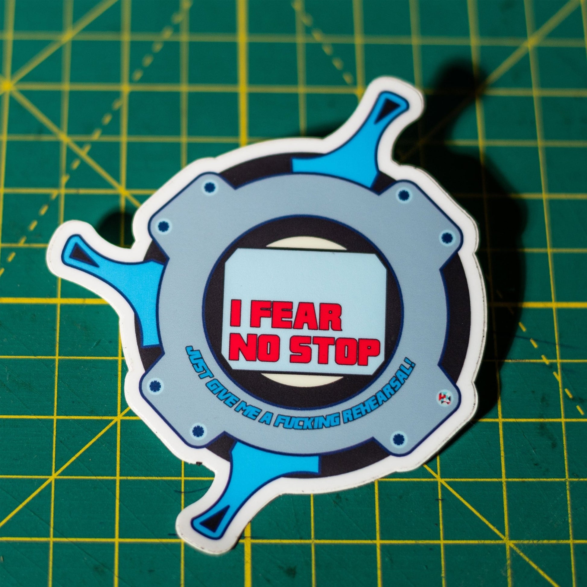 Fear No Stop Sticker - KRAP! Custom Set Solutions