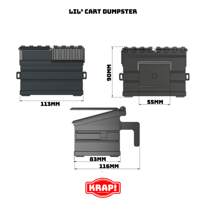 Lil' Cart Dumpster - KRAP! Custom Set Solutions