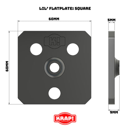 Lil' Flatplate: Square - KRAP! Custom Set Solutions